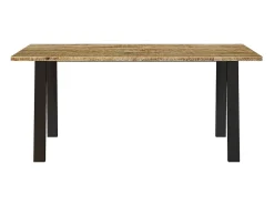 Mesa de comedor madera maciza de acacia 150x90x75 cm ES922915
