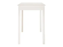 Mesa de comedor madera maciza de pino blanca 110x55x75 cm ES569364