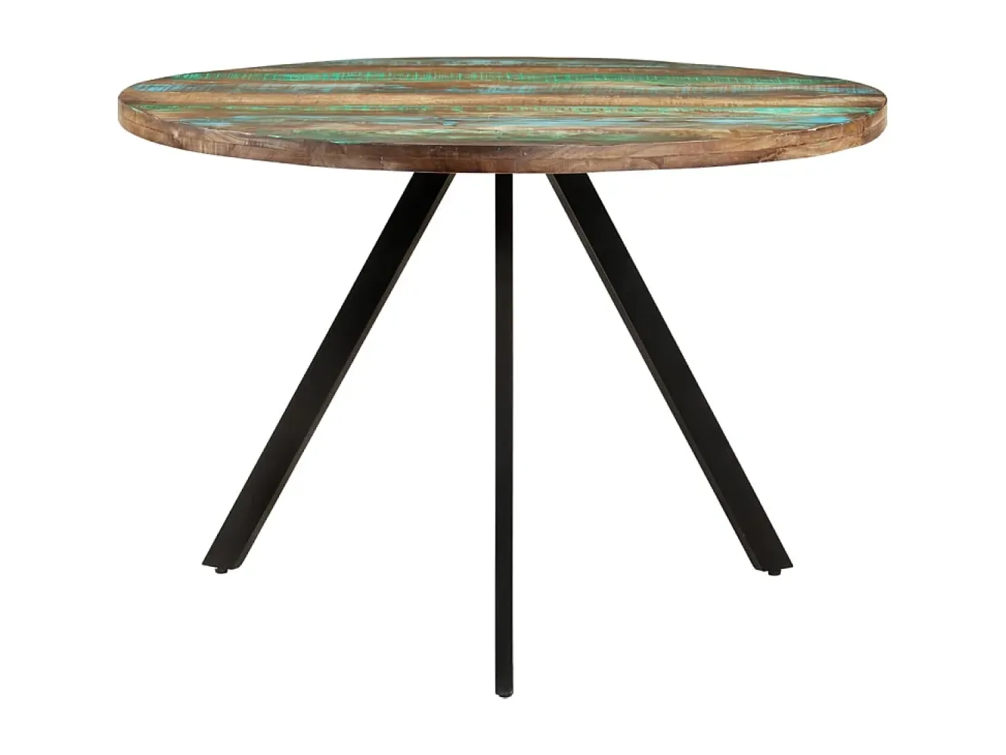Mesa de comedor madera maciza reciclada 110x75 cm ES997900
