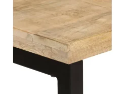 Mesa de comedor madera maciza de mango 110x50x76 cm ES844866