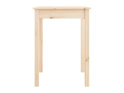Mesa de comedor madera maciza de pino 55x55x75 cm ES177568