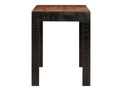 Mesa de comedor madera maciza de mango marrón miel 120x60x76 cm ES976594