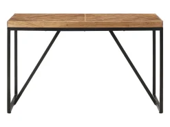Mesa de comedor madera maciza de acacia y mango 120x60x76 cm ES751085