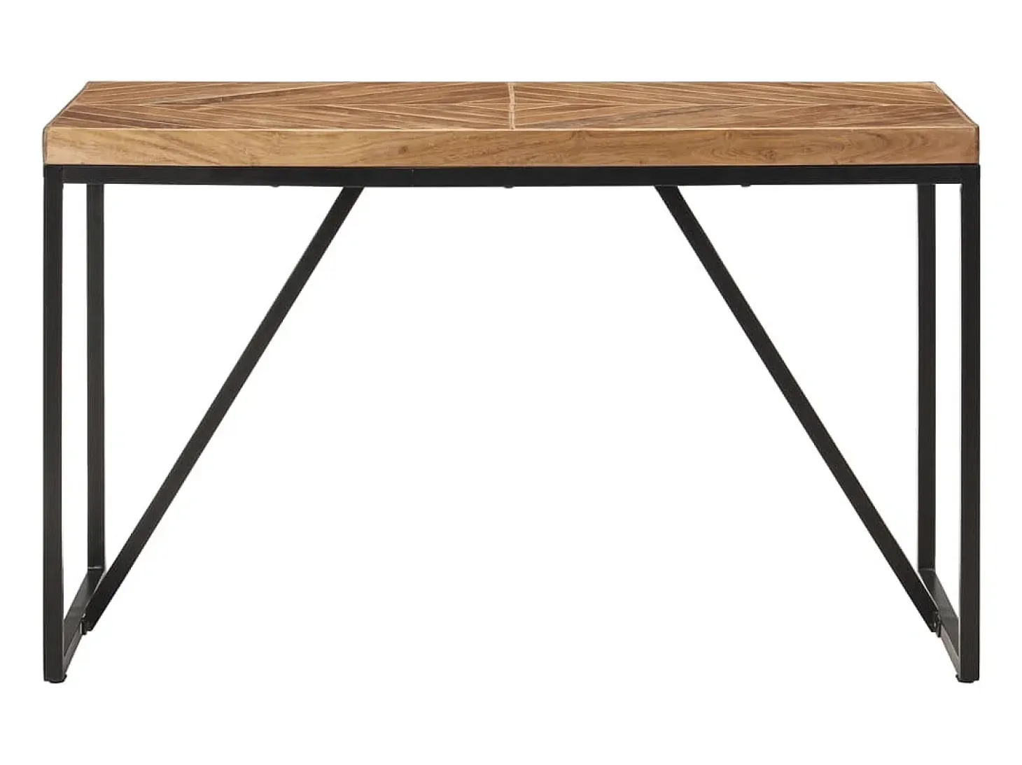 Mesa de comedor madera maciza de acacia y mango 120x60x76 cm ES751085