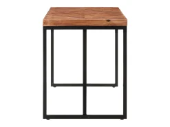 Mesa de comedor madera maciza de acacia y mango 120x60x76 cm ES751085
