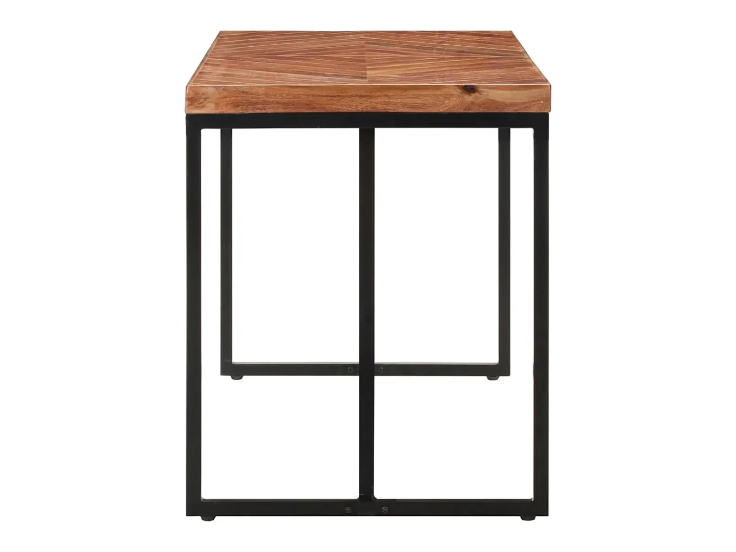Mesa de comedor madera maciza de acacia y mango 120x60x76 cm ES751085