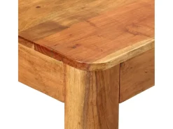 Mesa de comedor madera maciza de acacia 110x55x76 cm ES695503