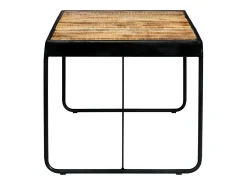 Mesa de comedor madera maciza de mango en bruto 180x90x76 cm