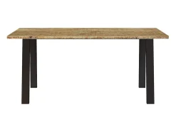 Mesa de comedor madera maciza de acacia 150x90x75 cm