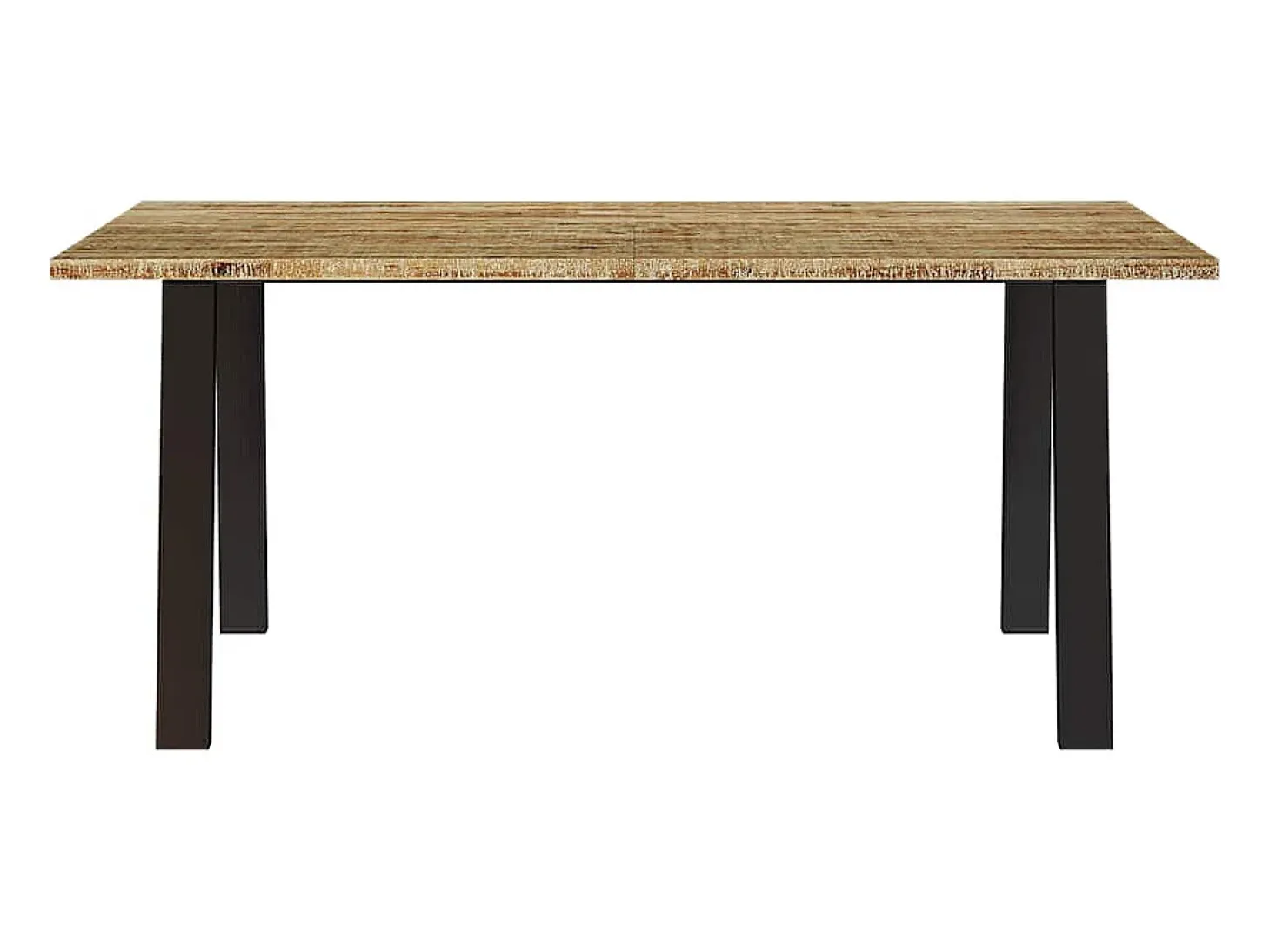 Mesa de comedor madera maciza de acacia 150x90x75 cm