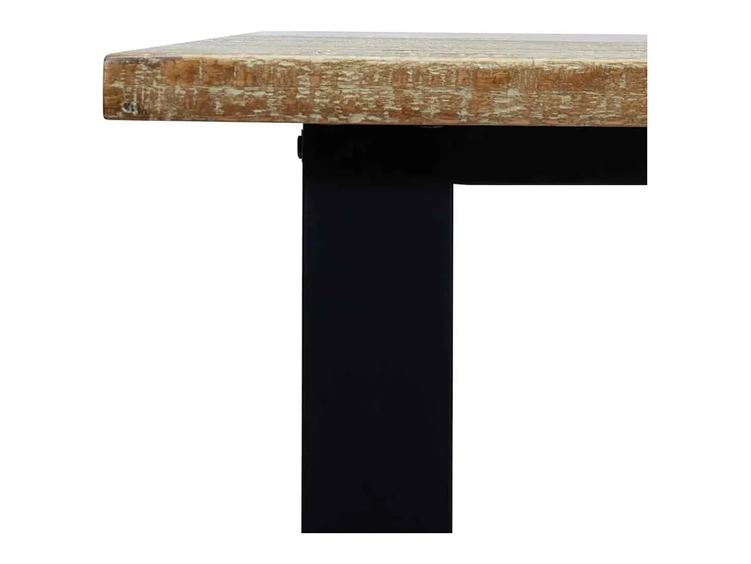 Mesa de comedor madera maciza de acacia 150x90x75 cm