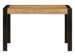 Mesa de comedor madera maciza de mango 120x60x76 cm