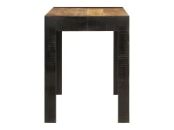 Mesa de comedor madera maciza de mango 120x60x76 cm