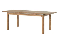 Mesa de comedor Manky extensible de 160 a 250 cm en madera rústica de roble