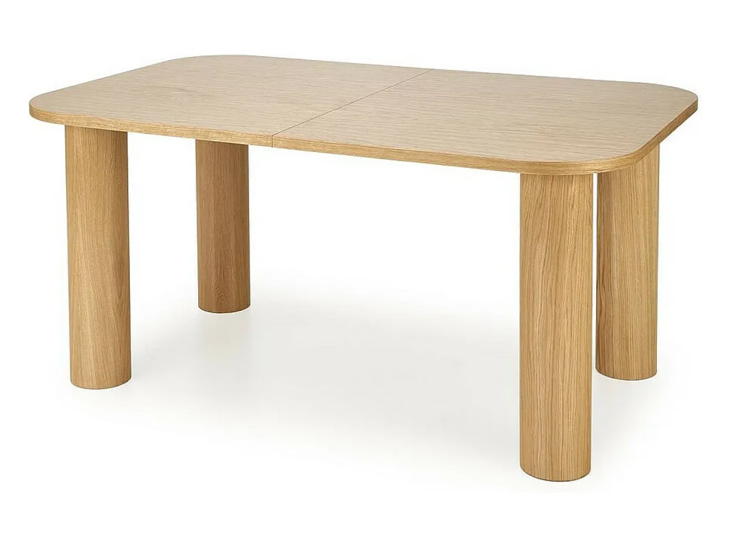 Mesa de comedor Marthe extensible chapada en roble 160-240cm