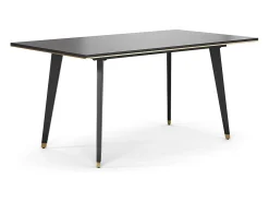 Mesa de comedor negro 200x90x77 goldamo