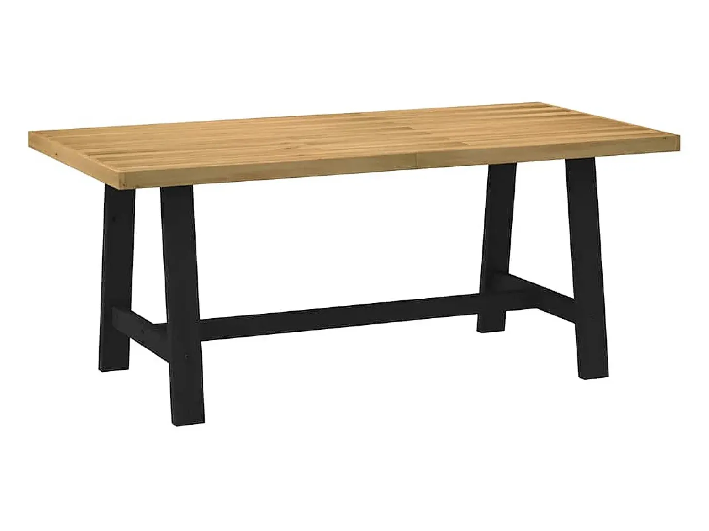 Mesa de comedor NOAIN con patas en forma de A 180x90x75cm pino macizo
