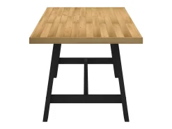 Mesa de comedor NOAIN con patas en forma de A 180x90x75cm pino macizo