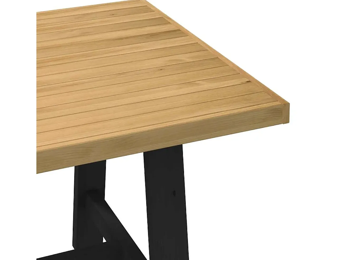 Mesa de comedor NOAIN con patas en forma de A 180x90x75cm pino macizo
