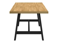 Mesa de comedor NOAIN con patas en forma de A 160x90x75cm pino macizo