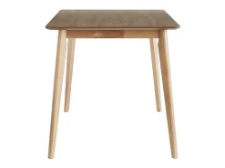 Mesa de comedor nórdica con acabado fresno 120 cm ELION