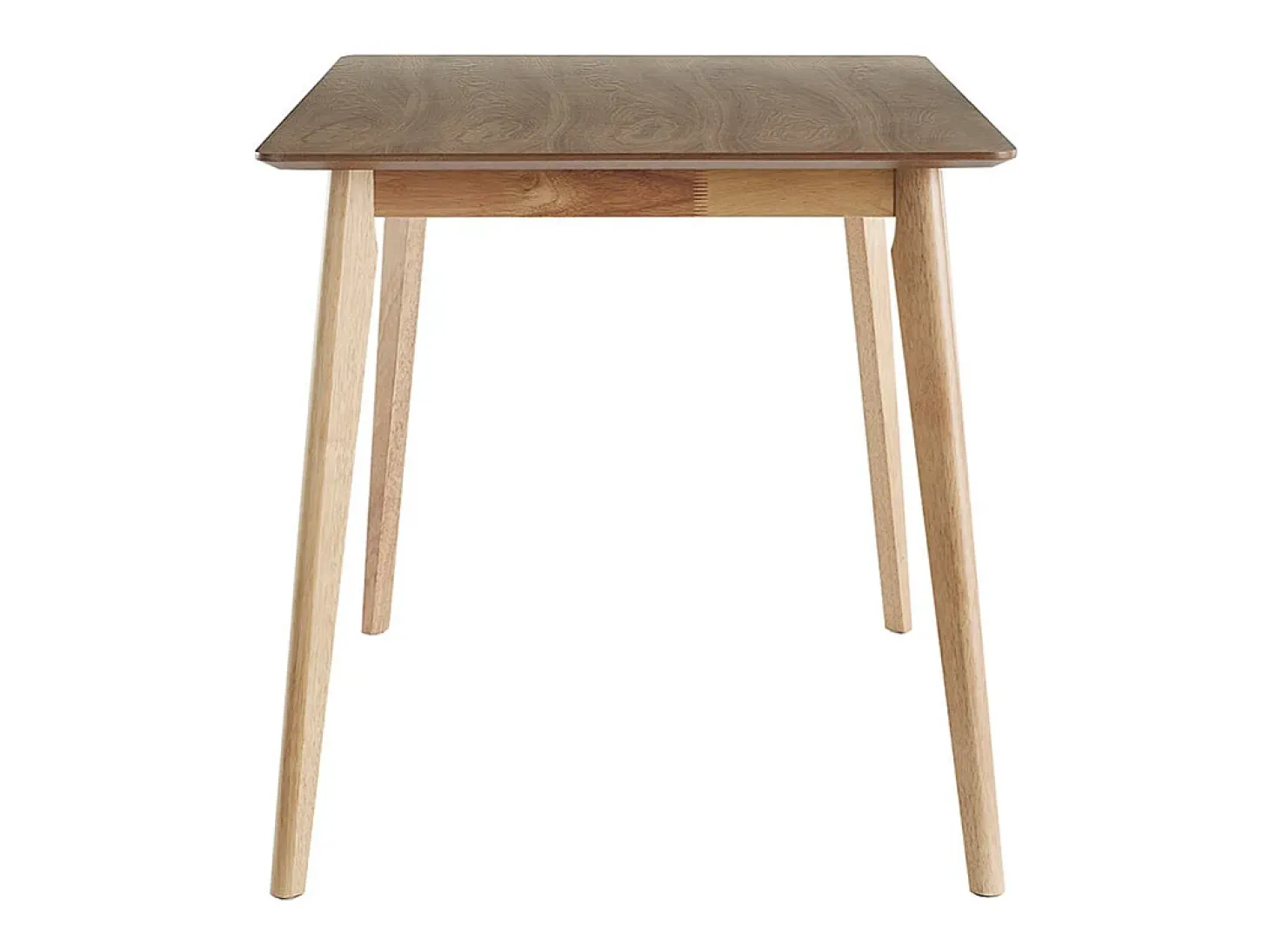 Mesa de comedor nórdica con acabado fresno 120 cm ELION