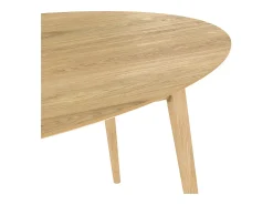 Mesa de comedor ovalada 150 cm en madera clara - Eddy