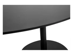 Mesa de comedor ovalada de diseño negra 170 cm HALIA