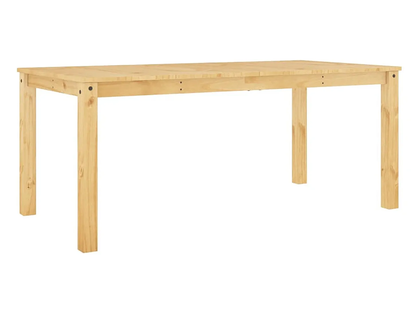 Mesa de comedor Panama madera maciza de pino 180x90x75 cm