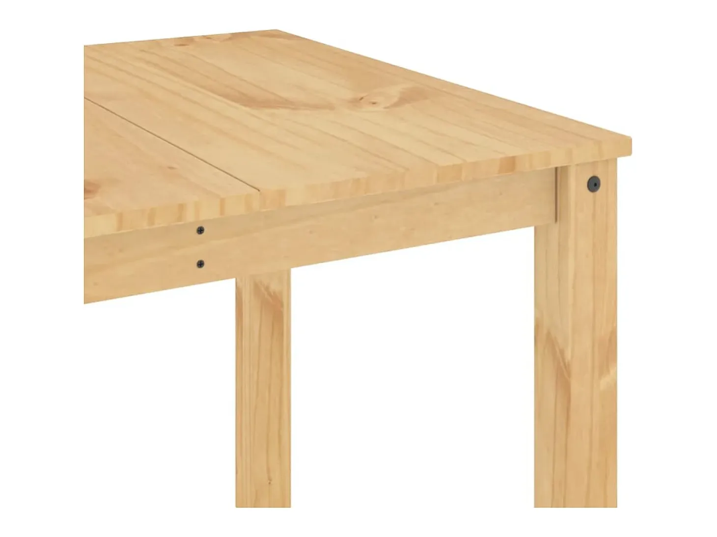 Mesa de comedor Panama madera maciza de pino 180x90x75 cm