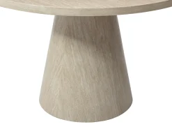 Mesa de comedor para 4 personas en MDF - Efecto travertino topo - LARIOZA de Pascal Morabito