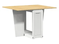 Mesa de comedor plegable Corona Butterfly de madera maciza de pino blanca