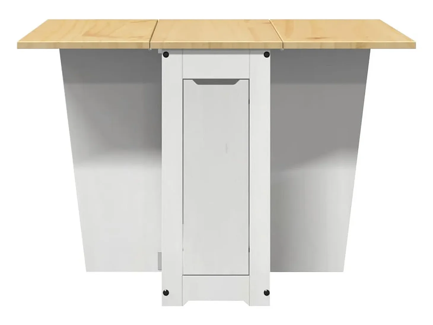 Mesa de comedor plegable mariposa Corona madera pino blanco