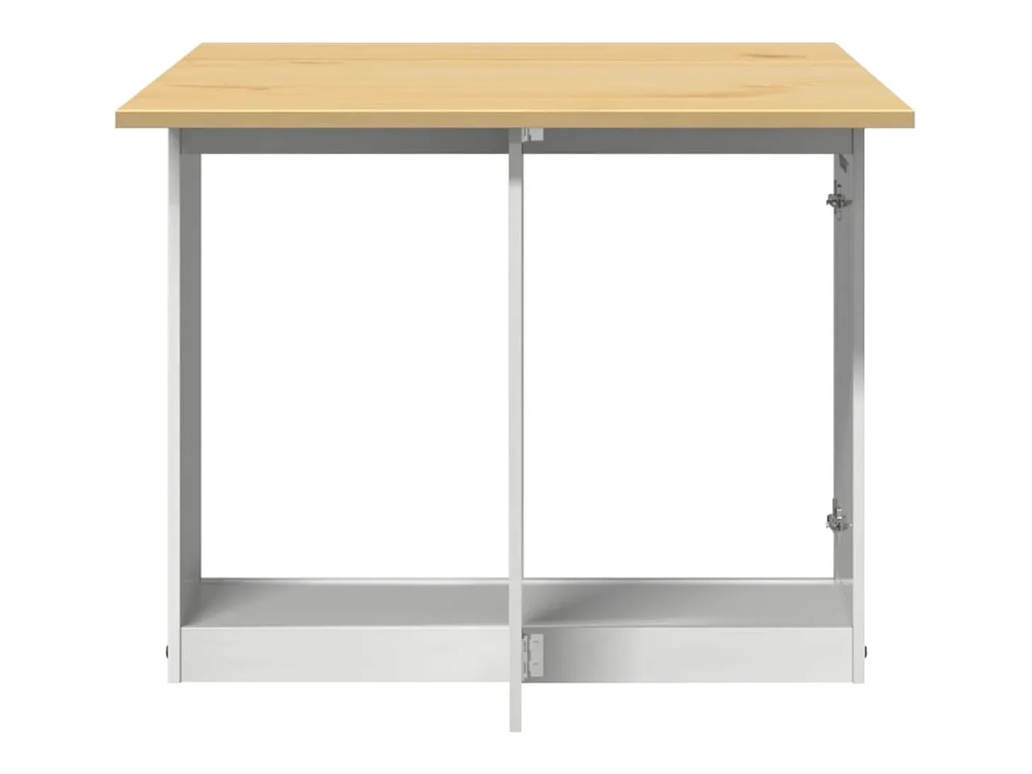 Mesa de comedor plegable mariposa Corona madera pino blanco