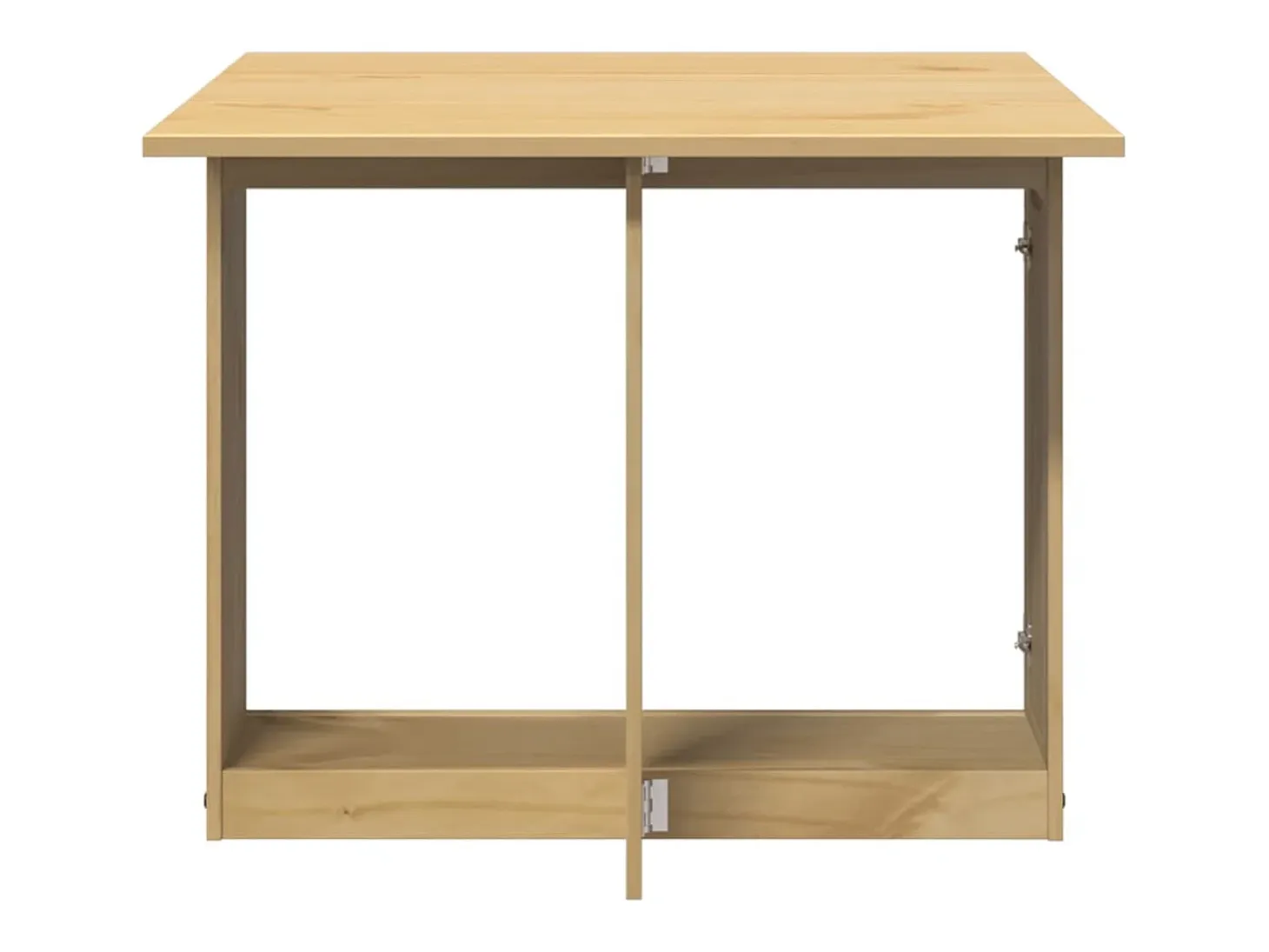Mesa de comedor plegable mariposa Corona madera pino marrón