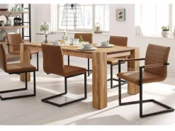 Mesa de comedor Proventa de madera maciza de roble 200 cm