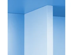 Mesa de comedor rectangular tablero laminado 3cm azul cornih 90x120