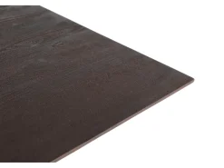 Mesa de comedor rectangular en madera de mango wengué 180cm