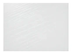 Mesa de comedor rectangular Evy de fresno blanco y metal antracita 180 cm