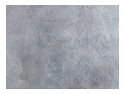 Mesa de comedor rectangular Faye 180 cm de hormigón gris con patas de metal antracita