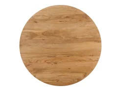 Mesa de comedor redonda de madera de acacia, 4/6 personas - Moorea