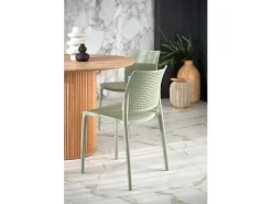 Mesa de comedor redonda de madera de diseño Talis 120 cm