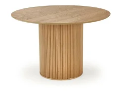 Mesa de comedor redonda de madera de diseño Talis 120 cm
