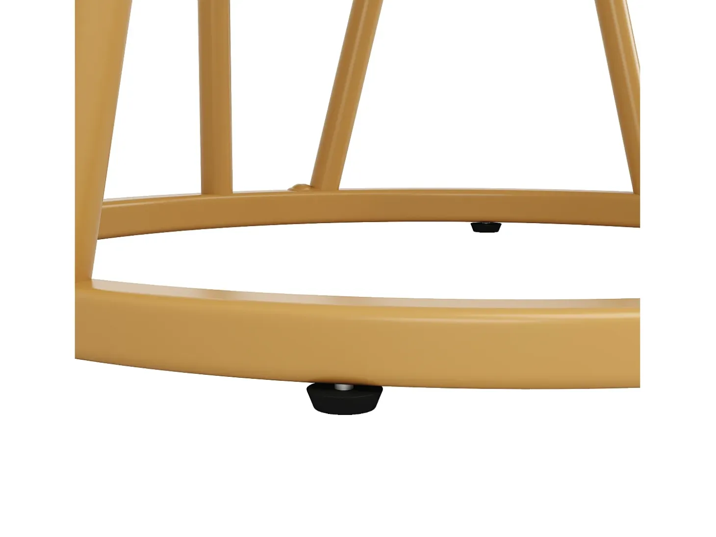 Mesa de comedor redonda, diseño elegante, MDF marmolado, patas doradas (80x80x76 cm)