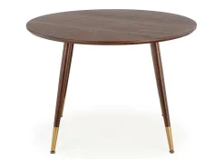 Mesa de comedor redonda de nogal GROIX