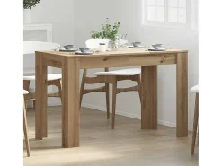 Mesa de Comedor Roble Artesano 120x60x76cm madera reconstituida