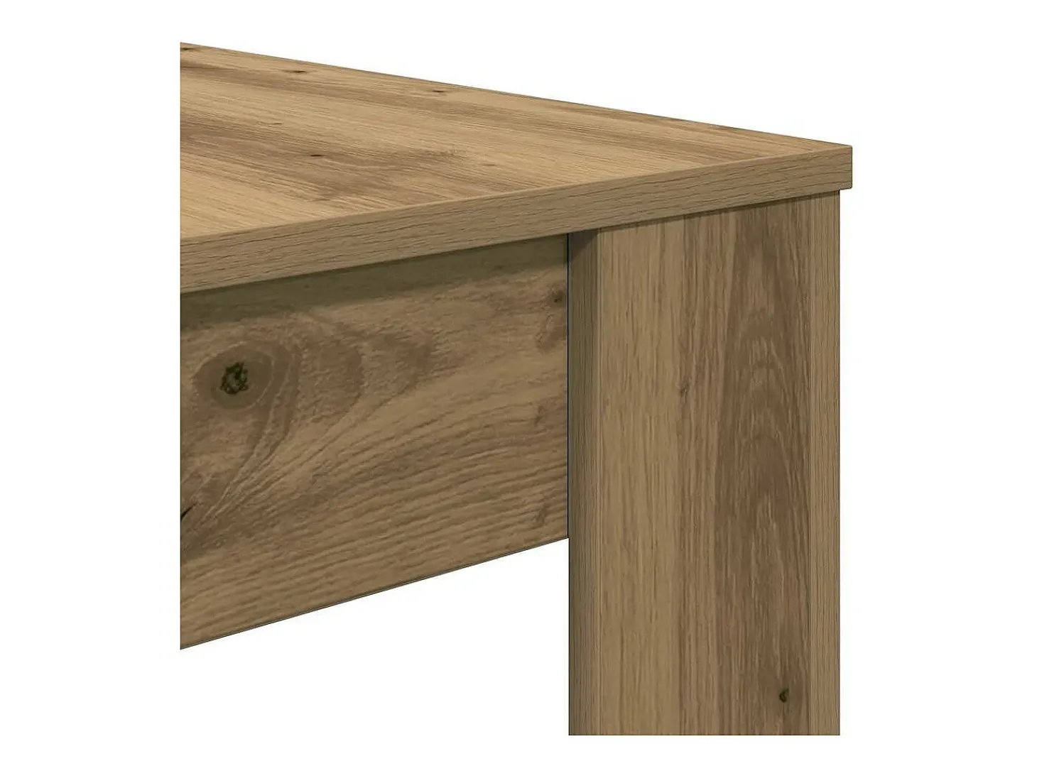 Mesa de Comedor Roble Artesano 120x60x76cm madera reconstituida
