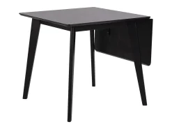 Mesa de comedor Roxby incluye 1 plato adicional de 40 cm en color negro.