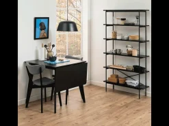 Mesa de comedor Roxby incluye 1 plato adicional de 40 cm en color negro.