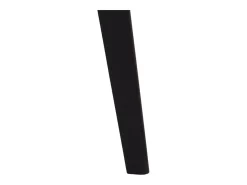 Mesa de comedor Roxby incluye 1 plato adicional de 40 cm en color negro.